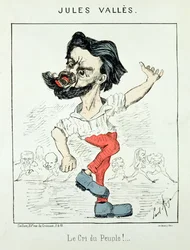 Jules Valles karikatúrája